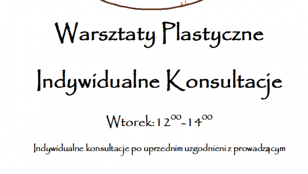 INDYWIDUALNE KONSULTACJE PLASTYCZNE #zostanwdomu